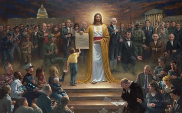 dr pearl Ölbilder verkaufen - Jesus drängt Amerika Religiosen Christentum zu bereuen